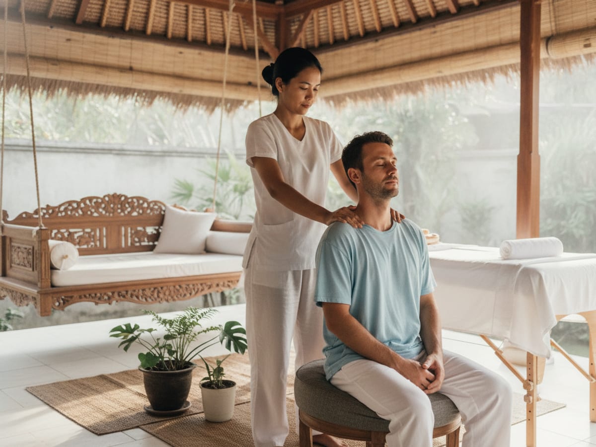 Dry Massage home service in Canggu, Bali