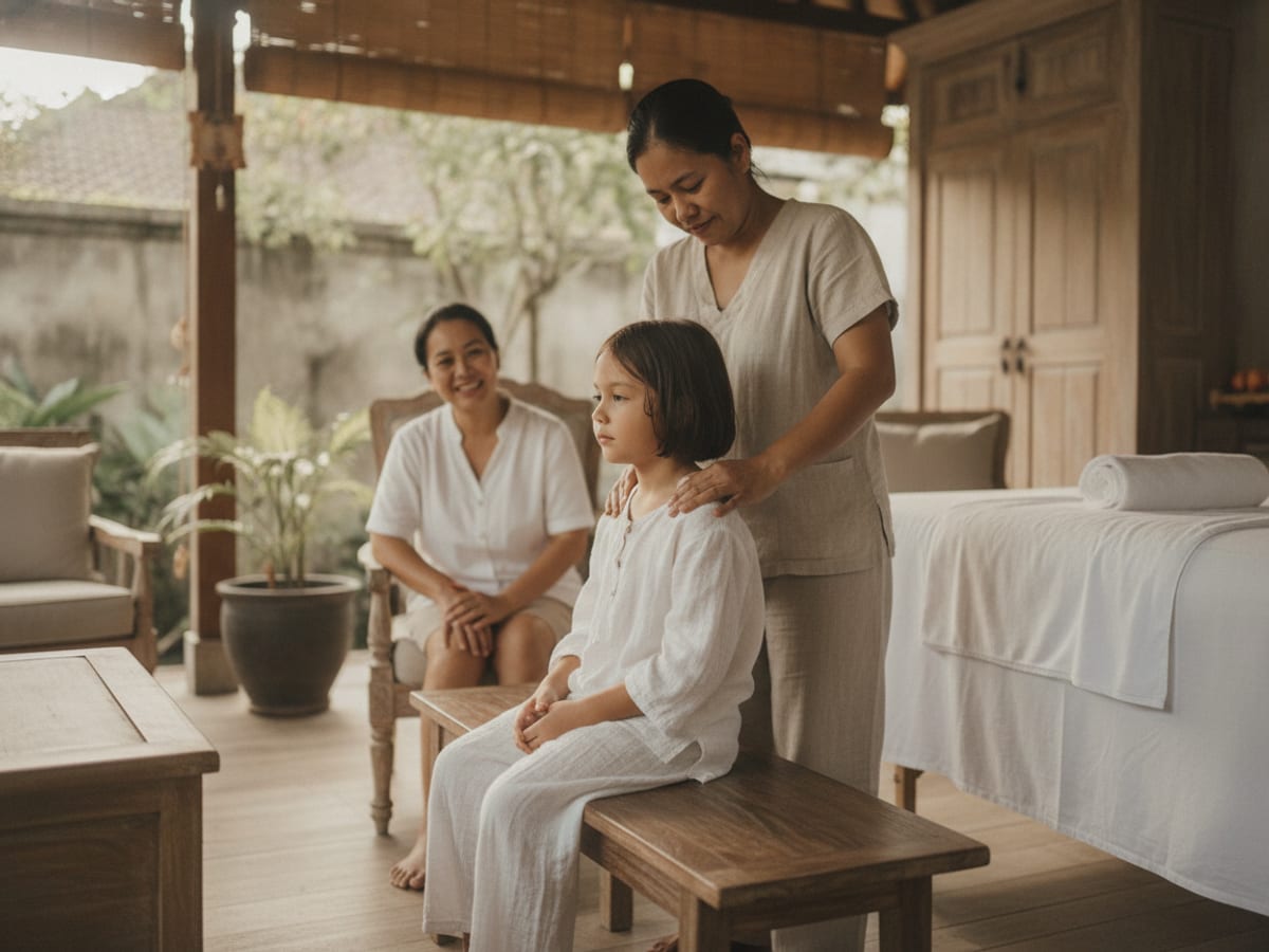 Kids Massage home service in Canggu, Bali
